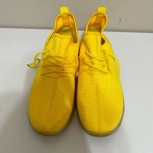 Womens size 12 yellow sneakers NEW